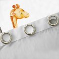thumbnail image 4 of Castle Fairy Elephants Giraffe Black Out Curtains,Animal Curtains Pack of 2 (42x63 Each), 4 of 6