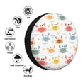 thumbnail image 4 of Yiaed Colorful Crabs Print Print Tire Wheel Cover, tire covers for trailers,rv wheel covers,rv tire covers, camper tire covers,tire covers for cars-14 inch, 4 of 6
