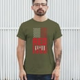 thumbnail image 4 of Remember Everyone Deployed T-shirt Until They All Come Home RED Friday Military US Flag American Patriot Men's Tee, 4 of 7