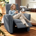 thumbnail image 2 of HOMCOM Fauteuil Inclinable Électrique, Fauteuil Inclinable Rembourré avec Ports USB, 2 of 10