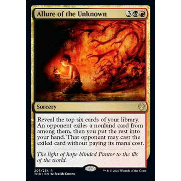 MtG Theros Beyond Death Rare Allure of the Unknown #207