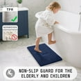 thumbnail image 2 of Galactic Goods Washable Bathroom Rugs, Super Soft & Absorbent Chenille Bath Mat for Floor & Carpet, Quick Dry Non Slip Bath Mat for Tub Shower, 2 of 6