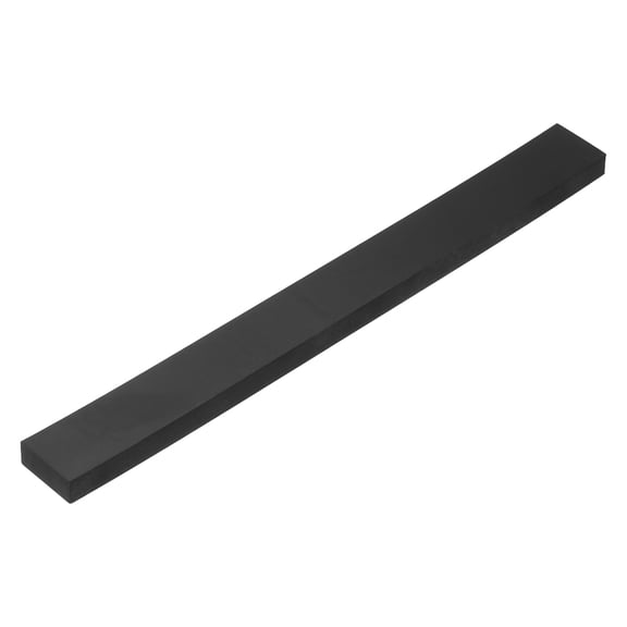 Uxcell Solid Rubber Sheet 3/8" Thick x 1" Wide x 10" Long, Anti-Slip Neoprene Rubber Roofing Material for Gaskets DIY Material, Pads