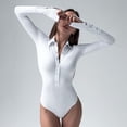 thumbnail image 3 of Body con botones para mujer, Body de manga larga para mujer, Body con solapa para mujer, Funcionalidad versátil, 3 of 6