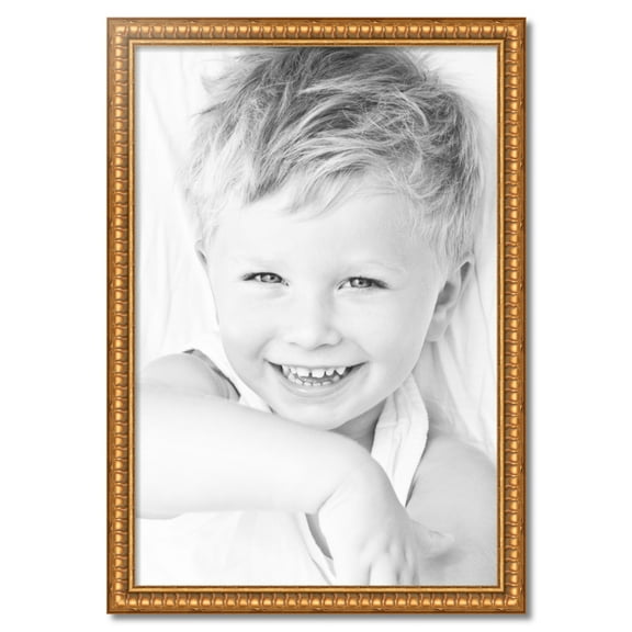ArtToFrames 27" x 40" Gold Picture Frame, 27x40 inch Gold Wood Poster Frame (WOM-4293)