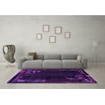 thumbnail image 3 of Ahgly Company Indoor Round Abstract Pink Modern Area Rugs, 7' Round, 3 of 4