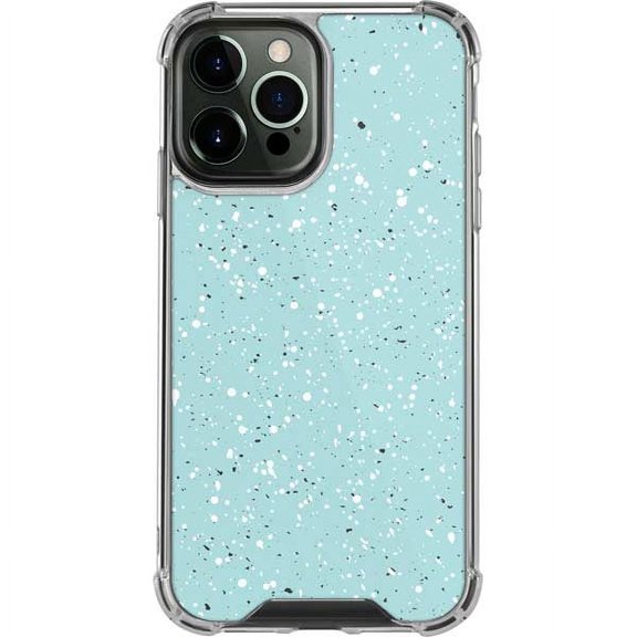 Skinit Polka Dots Mint Speckled iPhone 13 Pro Max Clear Case