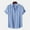 Sky Blue, variant on Xihbxyly Hawaiian Shirt for Men, Mens Hawaiian Shirts Mens Button Down Short Sleeve Shirt Men Casual Stripe Turndown Short Sleeve Pocket Button Closure Shirt Blouse Summer Beach Dress Shirts Wine,XL