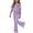 Purple, variant on Fnooota Girls Summer Outfit Sets Size 10-12, Casual Short Sleeve Graphic Kids' Clothing Sets Girls' 2 Piece Sets Purple Size 10
