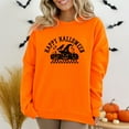 thumbnail image 5 of Happy Halloween Arch Distressed - Women's Graphic Sweatshirt, 5 of 12