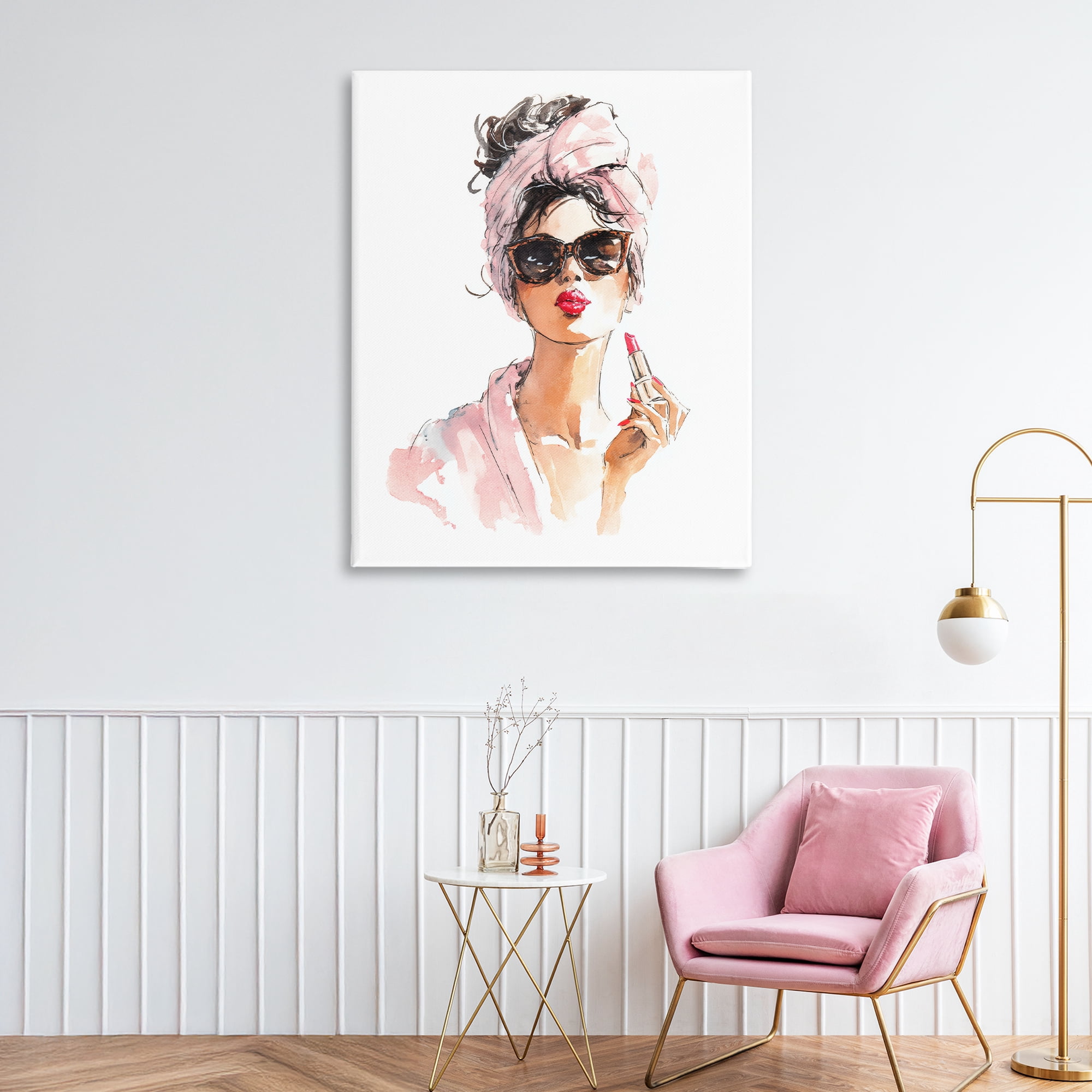 Stupell Industries Velour Secrets Lipstick Canvas Wall Art, design by Svetlana Aleynikova