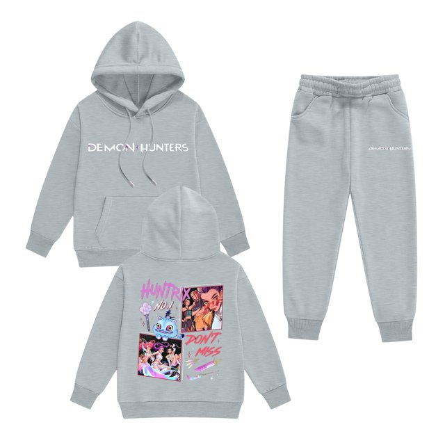 Kid Girl Pop Singer Hoodie Set,Crewneck Sweatshirt Pullover Long Sleeve Streetwear Fashion Clothes 150