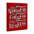 thumbnail image 3 of Stupell Industries Contemporary Funny Eat Spaghetti Phrase Canvas Art, 36 x 48, by Ahmed Sameh Hussein, 3 of 8