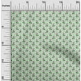 thumbnail image 2 of oneOone Polyester Lycra Mint Fabric Floral Craft Projects Decor Fabric Printed By The Yard 56 Inch Wide, 2 of 4