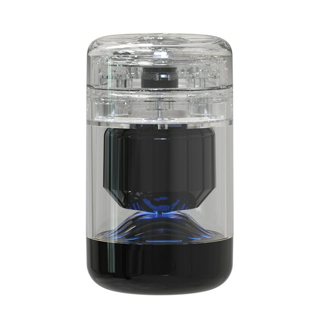 Mini afeitadora portátil para hombre, cuerpo transparente, motor 8500, carga rápida tipo C