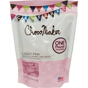 ChocoMaker Light Pink Vanilla Flavored Candy Wafers - 16oz Pouch