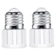 thumbnail image 2 of Adaptador de casquillo E26, casquillo de bombilla con rosca, universal, resistente al calor, fácil de instalar, adaptador de lámpara, convertidor de blanco, 2 of 9