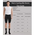 thumbnail image 7 of Qualidyne Men’s Cycling Bib Shorts, 4D Padded Road Bike Bibs with Breathable Mesh Straps for Road Riding & MTB, 7 of 7