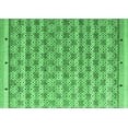thumbnail image 1 of Ahgly Company Indoor Rectangle Abstract Emerald Green Modern Area Rugs, 2' x 3', 1 of 4