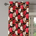 thumbnail image 2 of Ambesonne Fruits Grommet Curtain, Cinnamon Sticks, 50" x 84", Cinnamon Red Cream, 2 of 6