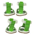 thumbnail image 4 of Pet Life ® 'Buckle-Supportive' PVC Waterproof Pet Dog Shoes Sandals - Set Of 4, 4 of 6