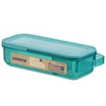 thumbnail image 4 of Sistema Ocean Bound Slide 'n Snack Food Storage Container, 445 mL, Teal or Blue (Not Selectable), 4 of 6