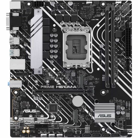 Asus Prime H610M-A-CSM Gaming Desktop Motherboard Intel H610 Chipset Socket LGA-1700 Micro ATX