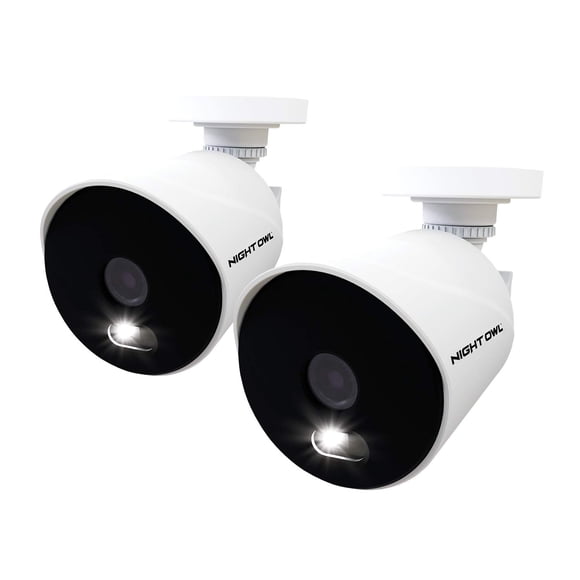 Cámara de seguridad Night Owl 1080p HD cableada con Spotlight, paquete de 2