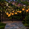 thumbnail image 5 of LHNFT Solar Powered Simulated Orange String Lights Outdoor Courtyard Waterproof Decorative Ambient Lights Festival Decorations And Scenery Lights, 5 of 7