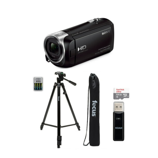 Sony HDRCX405 1080p Full HD Handycam Camcorder (Black) with Tripod Bundle