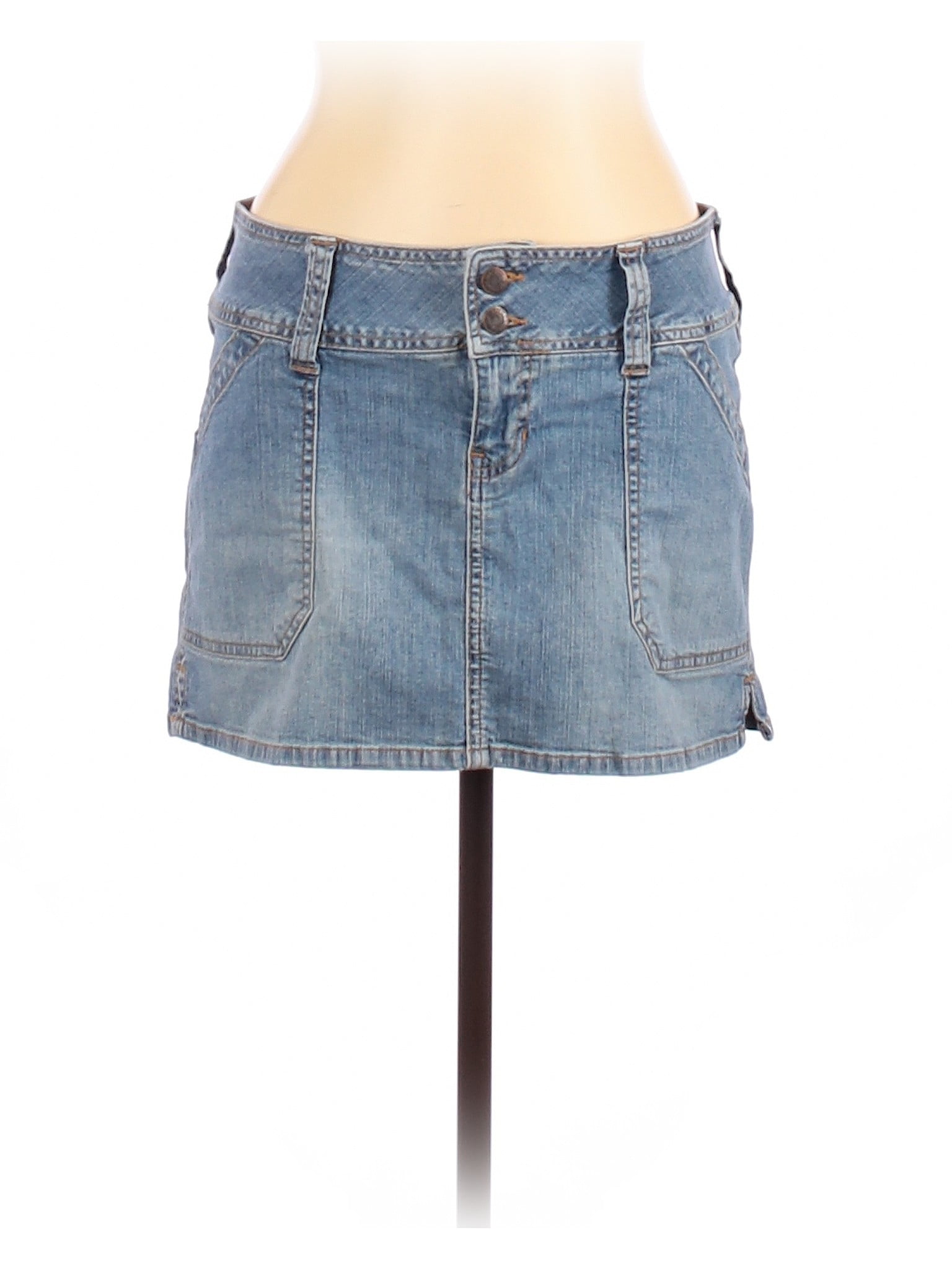 abercrombie and fitch denim skirt