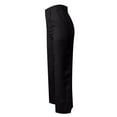 thumbnail image 5 of Womens Sweatpants High Waist Straight Leg Flattering Casual Suit Long Wide Leg Sweatpants Women Black L, 5 of 6