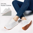 thumbnail image 6 of Ecetana Womens Retro Lace-Up Sneakers Mesh Upper Casual Walking Shoes, 6 of 7