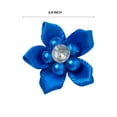 thumbnail image 3 of Offray Accessories, Royal 3/4 inch 5 Petal Gem Flower Accessory for Wedding, Hair Clips, and Scrapbooking, 6 count, 1 Package, 3 of 7