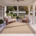 thumbnail image 3 of Safavieh Courtyard Helen Floral Indoor/Outdoor Area Rug, Natural/Brown, 5'3" x 7'7", 3 of 10