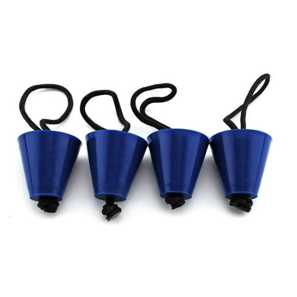 Yak Gear Boat Scupper Plug SCUP4 Universal; Blue; Set Of 4
