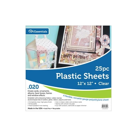 UPC: 0740512669097 | PA Plastic Sheet 12 x 12  Clear .020  25pc