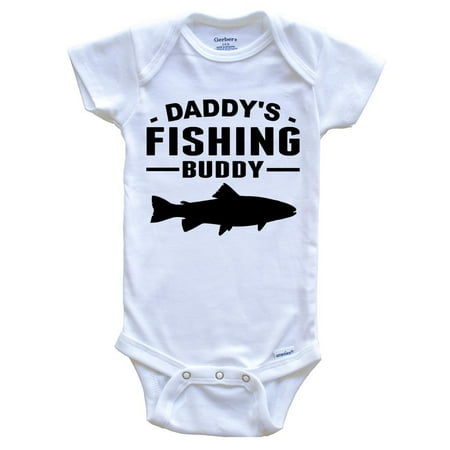 

Daddy s Fishing Buddy Cute Baby Bodysuit