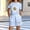 Light Blue, variant on Girls Summer Outfit Sets Size 10-12, Casual Graphic Short Sleeve 2 Piece Girls' Clothing Sets Green Size 10-12