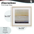 thumbnail image 3 of Sweeping Subtle Horizon Birch Framed Print Under Glass, design by Design Fabrikken, 3 of 10