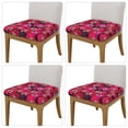 thumbnail image 2 of Uemuo Orchids Flowers Pattern Waterproof Square Couch Cushion Covers, Magic Sofa Covers Washable, Stretch Sofa Seat Cushion Slipcovers, 2 of 9