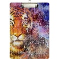 thumbnail image 2 of KXMDXA Starry Tiger Stars Clipboard Hardboard Wood Nursing Clip Board and Pull for Standard A4 Letter 13x9 inches, 2 of 8