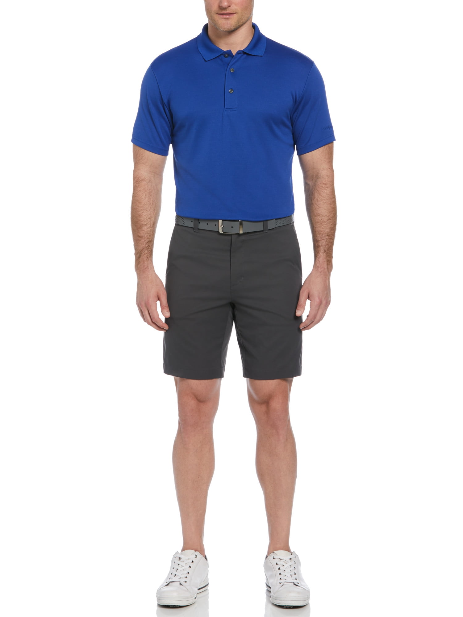 Ben Hogan Men's and Big Men's Ventilated Performance Polo Shirt, Up to Sizes 5XL