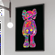 thumbnail image 3 of 1 póster de estatua de K-kaws-art, póster adhesivo de película, pegatina de papel Kraft retro, bricolaje, para habitación, bar, cafetería, arte estético, pintura de pared, 3 of 5