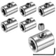 thumbnail image 1 of Uxcell 6-Pack Abrazadera de Cable de Cuerda de Alambre, Agujero de 6mm, Clip de Bloqueo de Un Solo Orificio de Acero Inoxidable 304 con Tornillos Hexagonales y Llave, 1 of 7