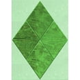 thumbnail image 1 of Ahgly Company Machine Washable Indoor Rectangle Transitional Light Green Area Rugs, 2' x 4', 1 of 7