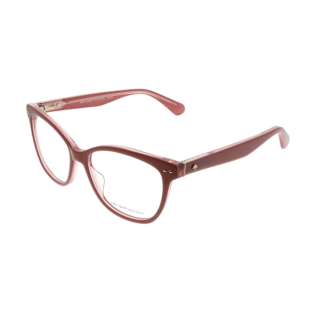 Kate Spade Adrie Plastic Womens Square Eyeglasses Pink 53mm Adult -  
