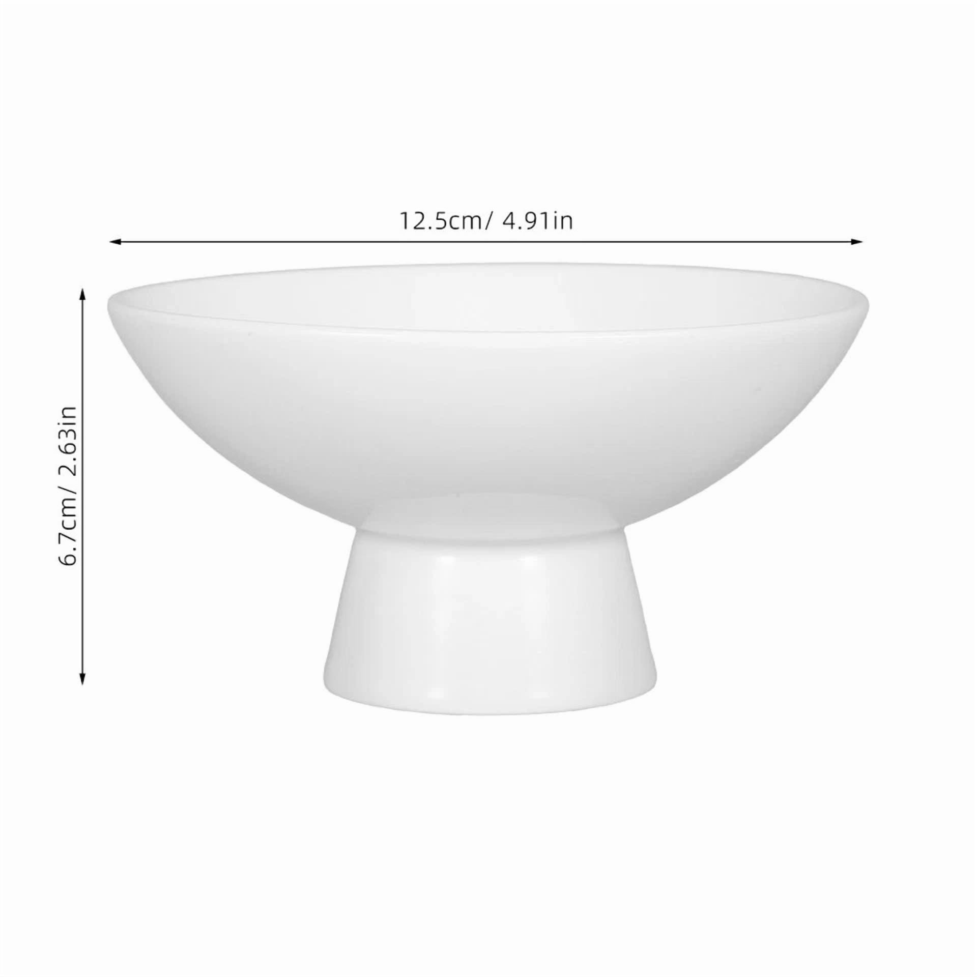 Goblet Household Dessert Cup Baby Ceramic Footed Bowl Fruit Tray