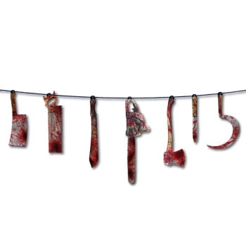 Bloody Weapon Garland Halloween Costume Accessory