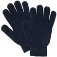thumbnail image 6 of 10 Pack of Bulk Wholesale Adult One Size Knit Stretch Cold Winter Weather Gloves for Men, Women, Teens, Homeless, Charity Donations for Harsh Temperatures in Black, Gray, Navy Blue, Red and Green, 6 of 7